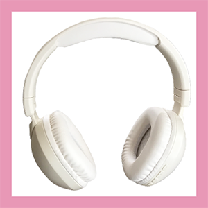 Sodo 1102 ,Wireless Headset, Bluetooth V5.3, with External Microphone ,,Support SD Card, Long battery life, Stereo Sound  ,Foldable ( off white)