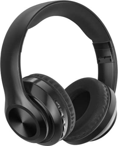 Wireless Bluetooth Headphones, P68 Bluetooth 5.0 Foldable Rechargeable Wireless Headset HiFi Sound Headphones for Travel, Black